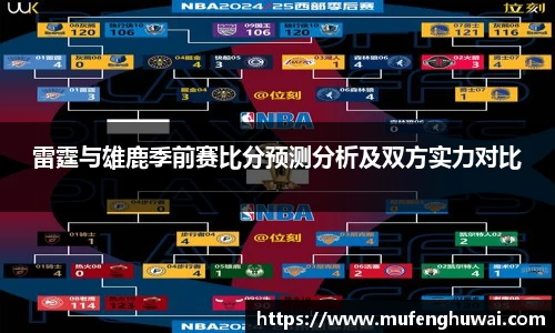 雷霆与雄鹿季前赛比分预测分析及双方实力对比